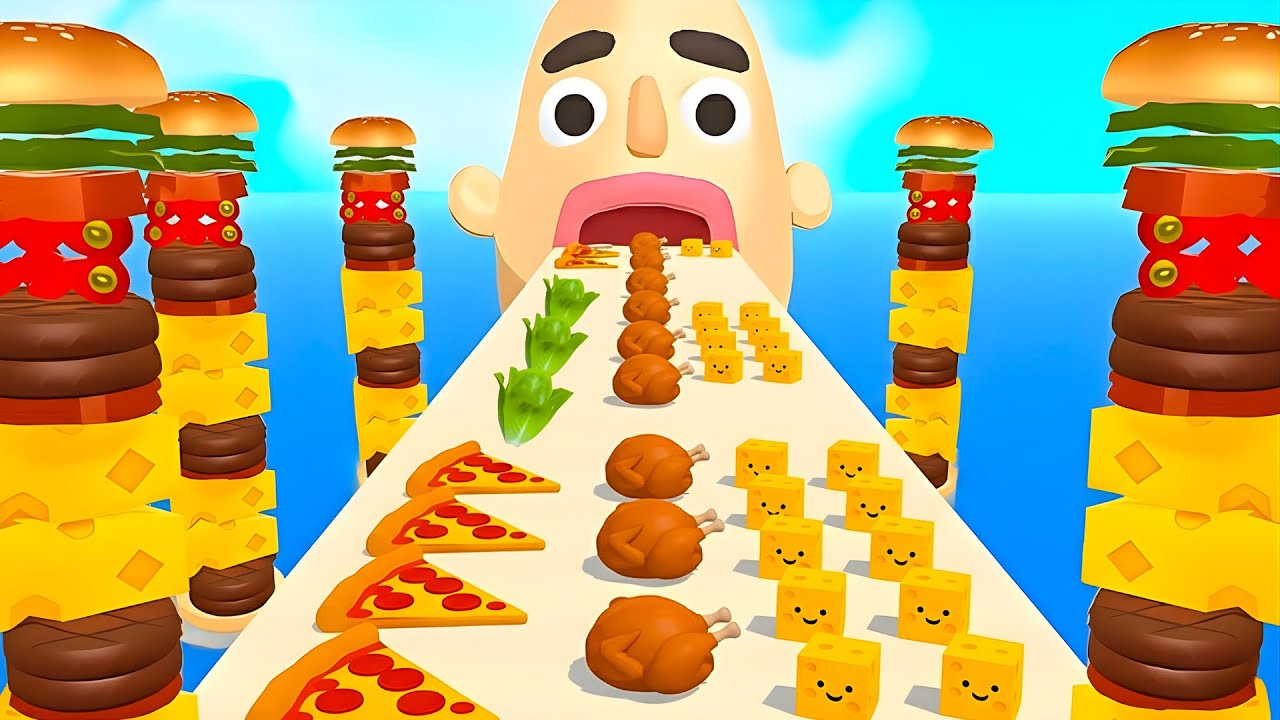 Sandwich Runner - Gameplay Walkthrough - All Levels (IOS, Android) EP225