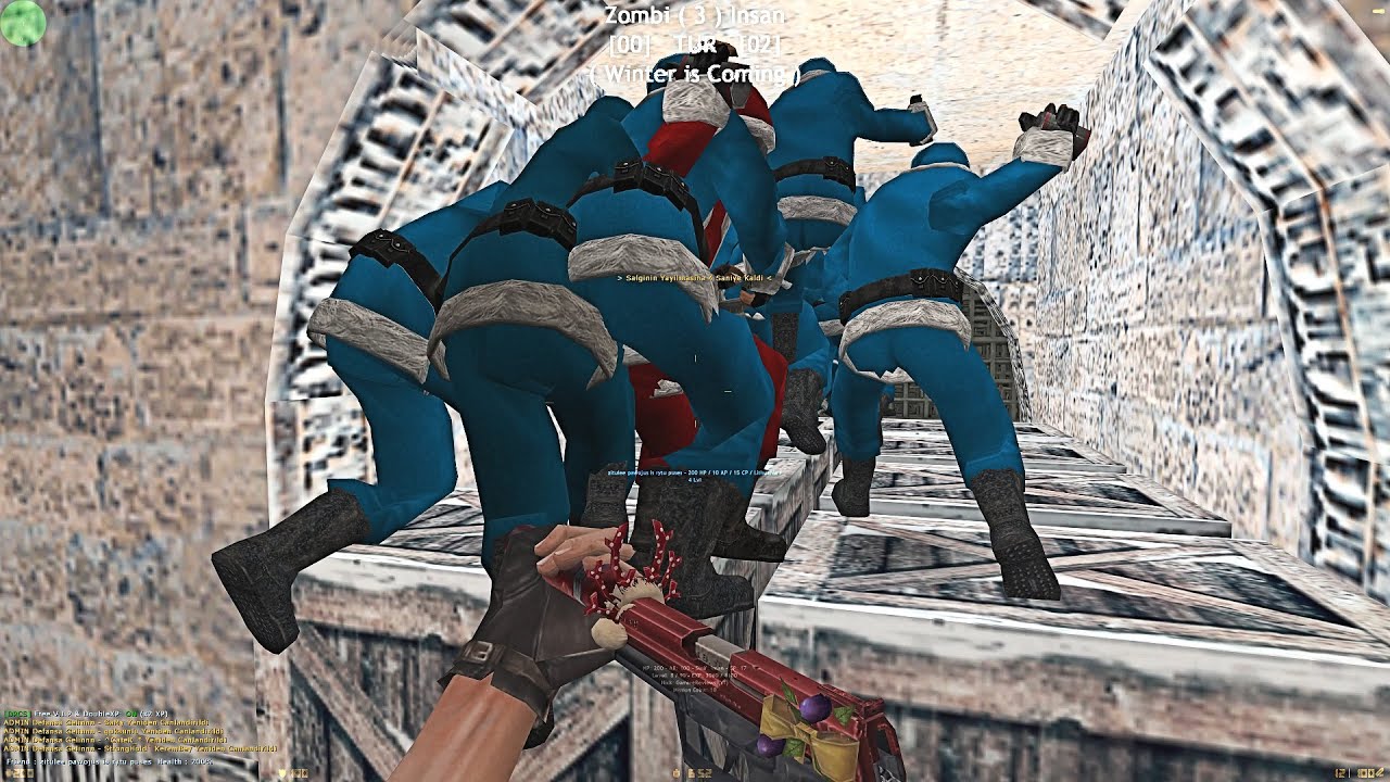 Counter-Strike: Zombie Escape Mod - ze_Dust2_xmas_dp1 (Christmas Edition) on Dark Professional