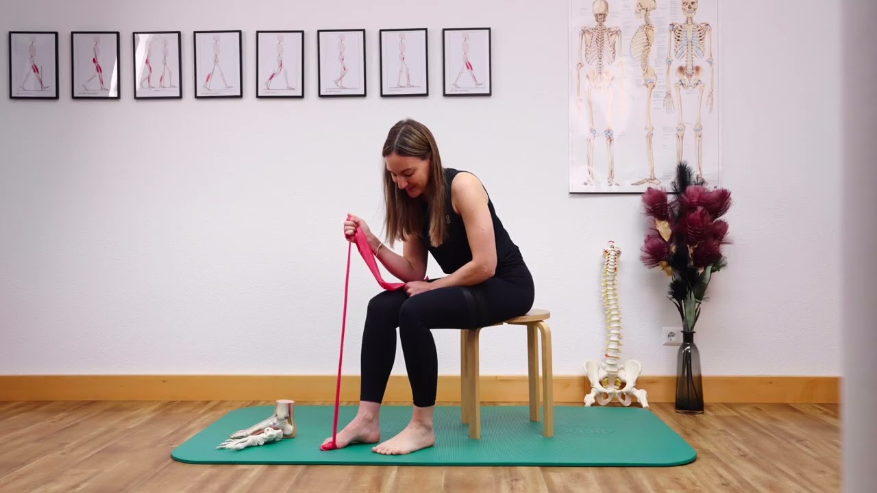 Kräftigung Längsgewölbe & Hallux stabilisieren mit dem Therraband 