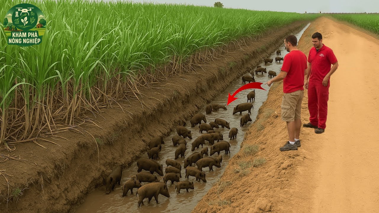 Chiến Lược Đào Mương Thông Minh Của Nông Dân Brazil Khiến Bầy Lợn Rừng Phải Bó Tay!