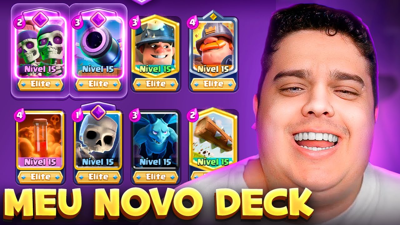 ESSE É MEU NOVO DECK NO CLASH ROYALE!