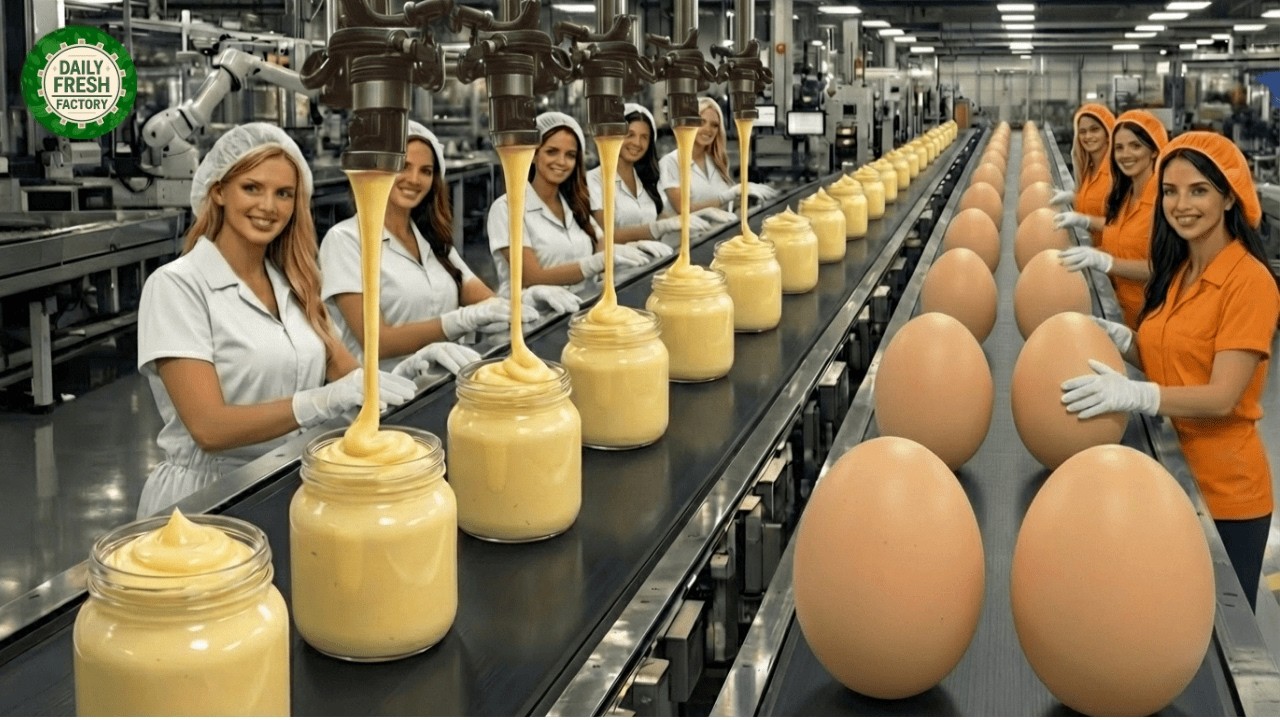 How Mayonnaise Is Made: Inside a High-Tech Factory (Full Process)