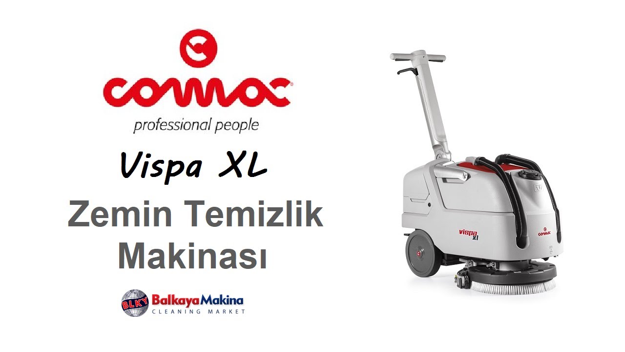 Comac Vispa XL Akülü Zemin Yıkama Makinası - Comac Türkiye / Balkaya Makina