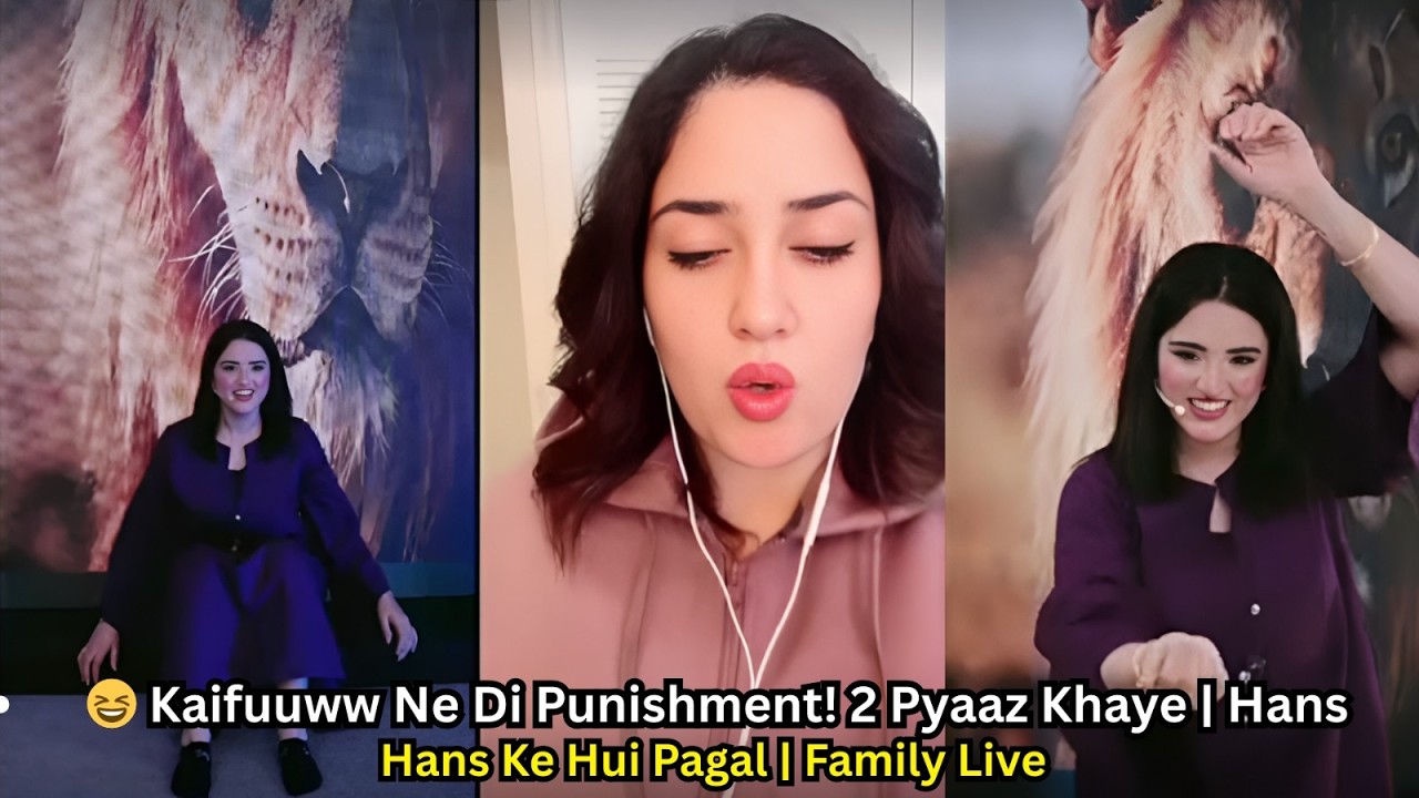 😆 Kaifuuww Ne Di Punishment! 2 Pyaaz Khaye | Hans Hans Ke Hui Pagal | Family Live