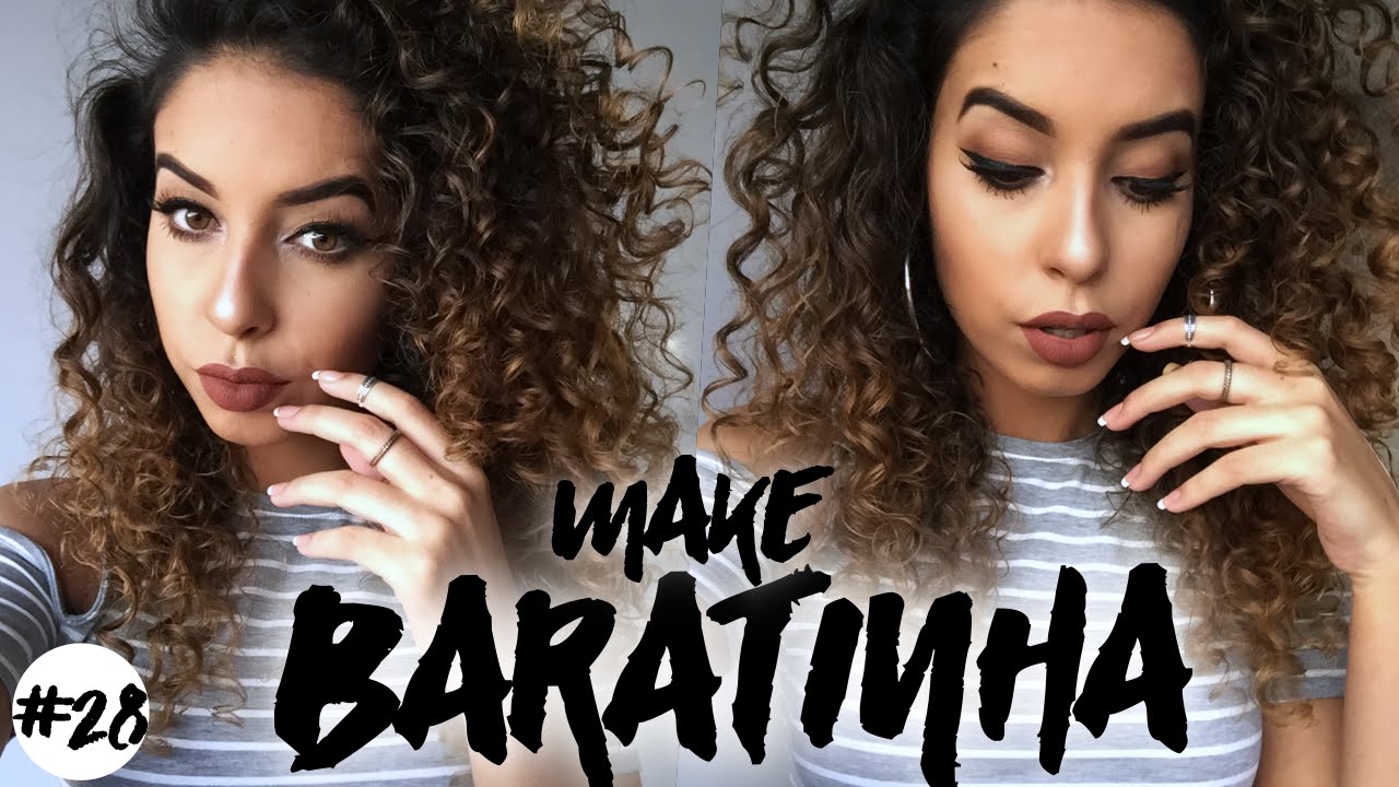 MAQUIAGEM COM PRODUTOS BARATINHOS - #jujubanoVEDA28