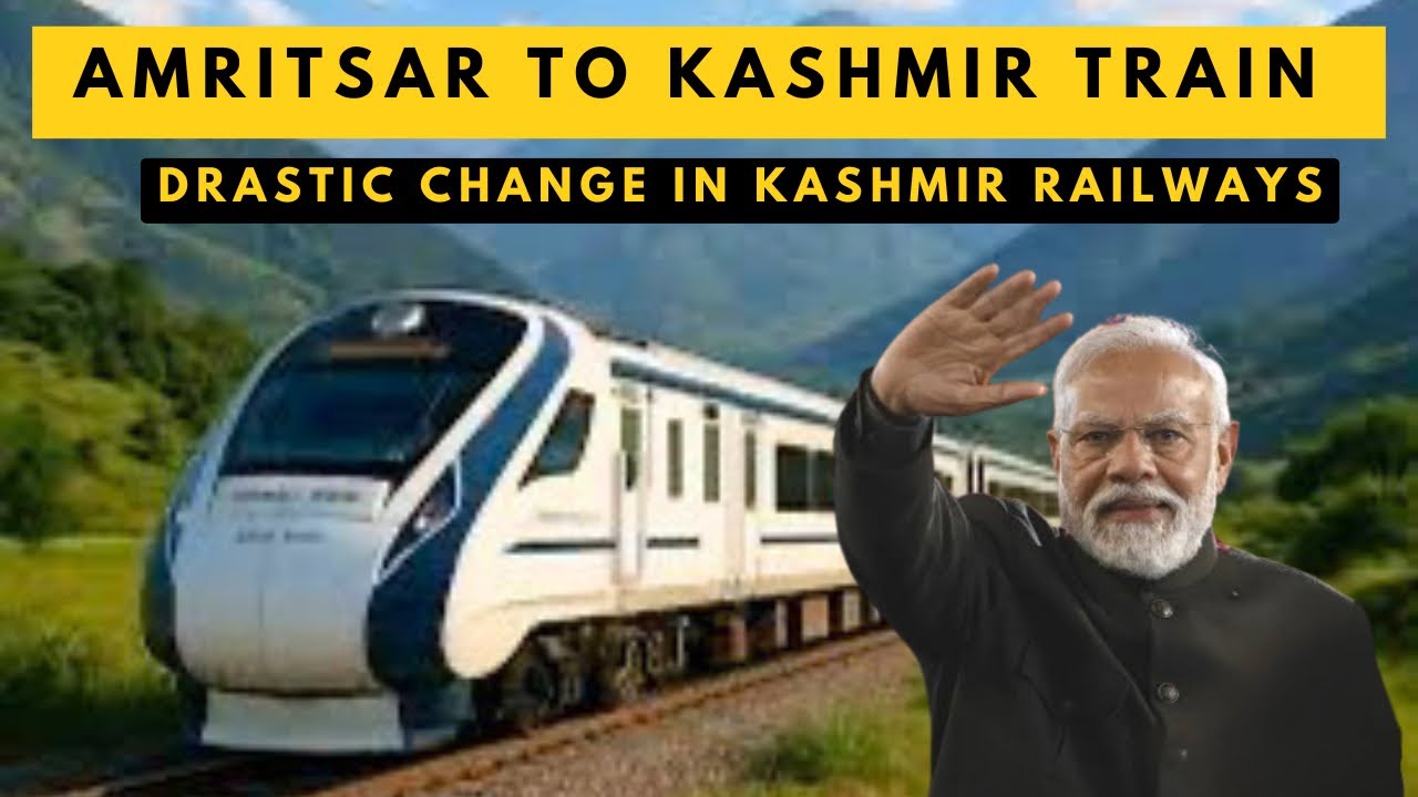 AMRITSAR TO KASHMIR DIRECT TRAIN || FIRST FREIGHT TRAIN