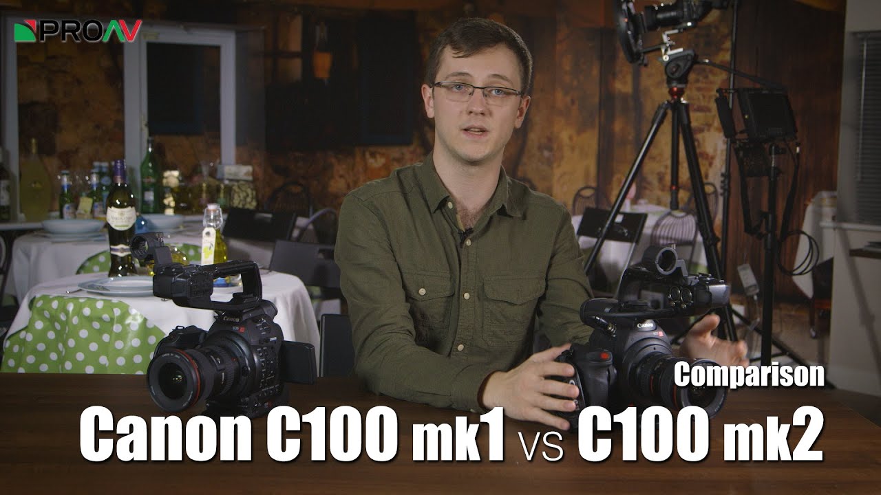 Canon C100 mk1 и mk2 — обзор различий