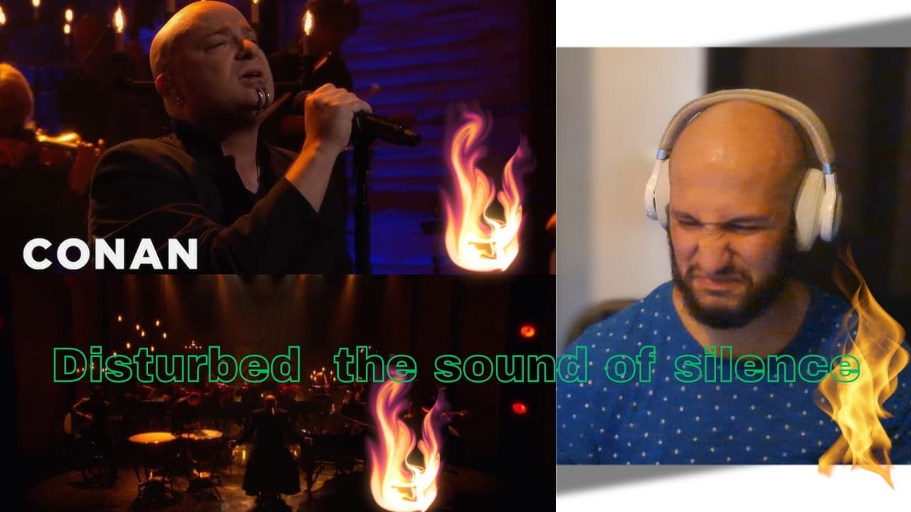 “CHILLS FROM START TO FINISH 😳🔥 Disturbed – The Sound of Silence (Live on Conan) Reaction 🔥🔥🔥”