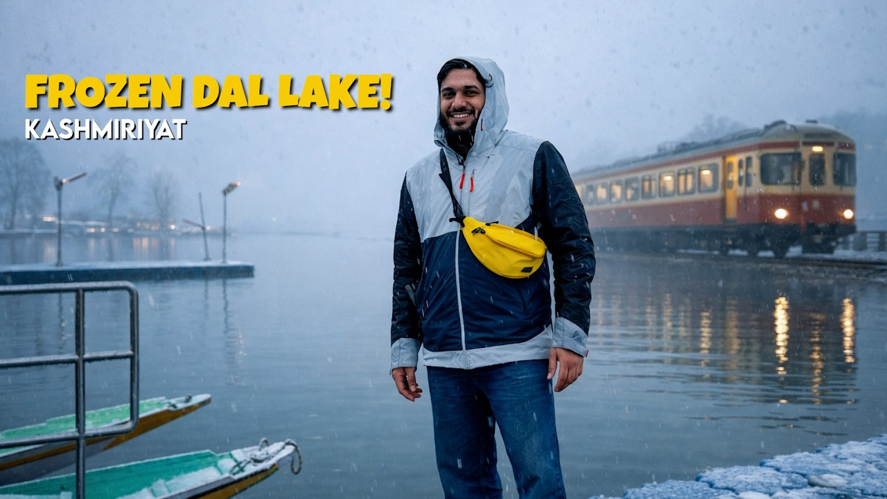 Heavenly Arrival in Srinagar | Heavy Snowfall & Magical Dal Lake ❄️Episode 06