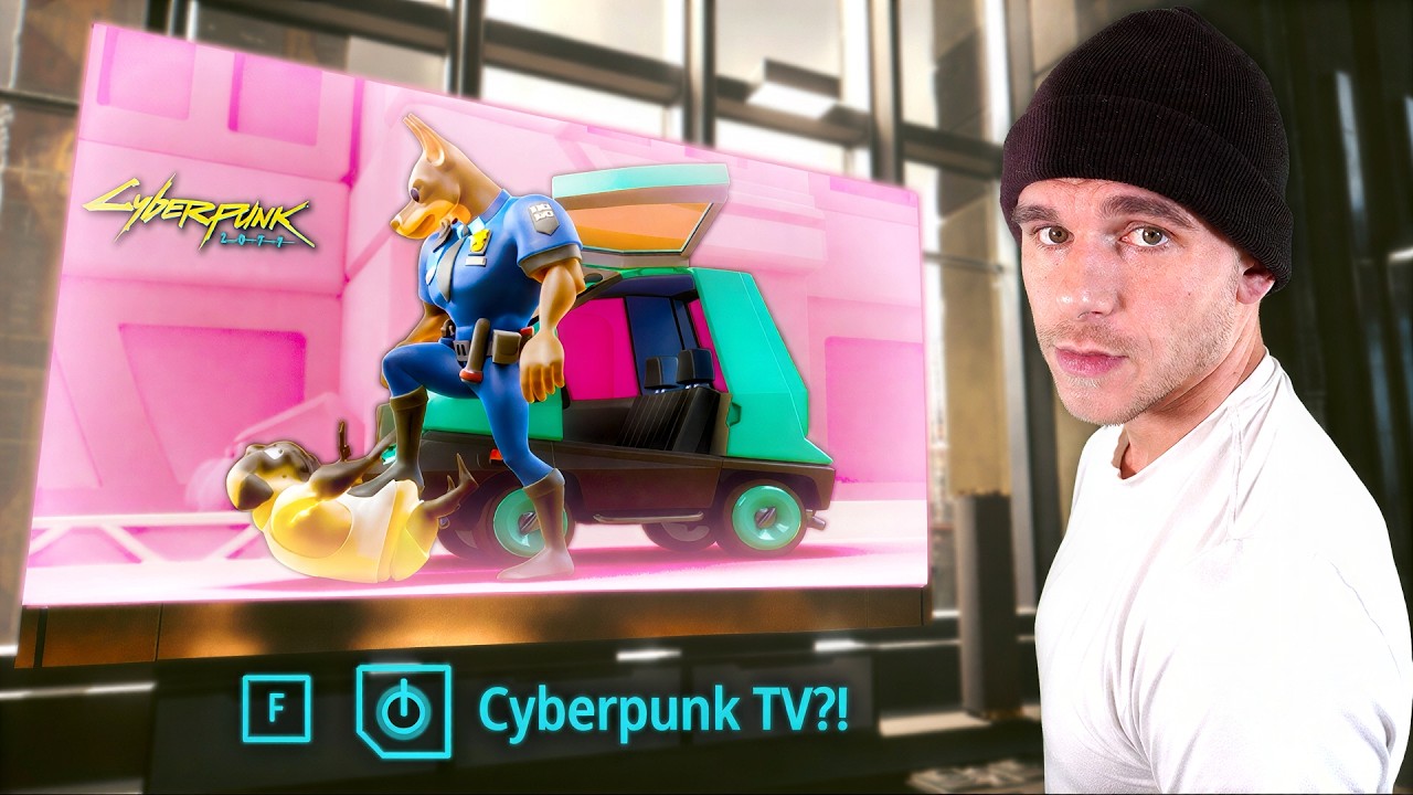 What's on TV in Cyberpunk 2077?