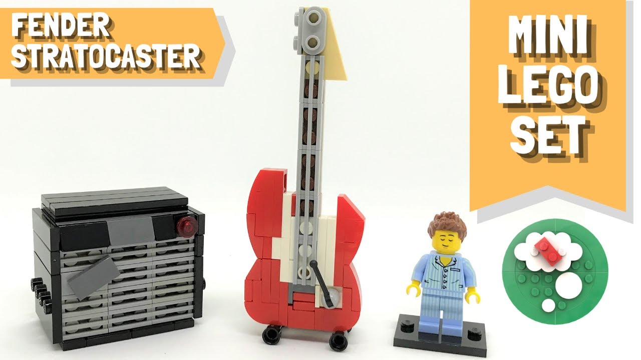 Mini LEGO Fender Guitar (TUTORIAL)