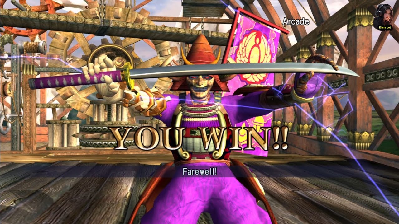 SoulCalibur II (PS3) Yoshimitsu (Аркадная игра)