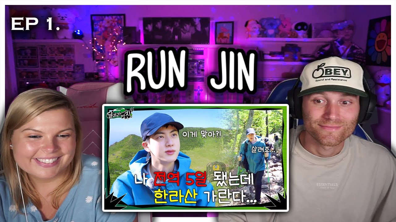 [Run Jin] EP.1 | 5 Days Since Discharge and I'm Climbing Mt. Hallasan... | BTS Reaction