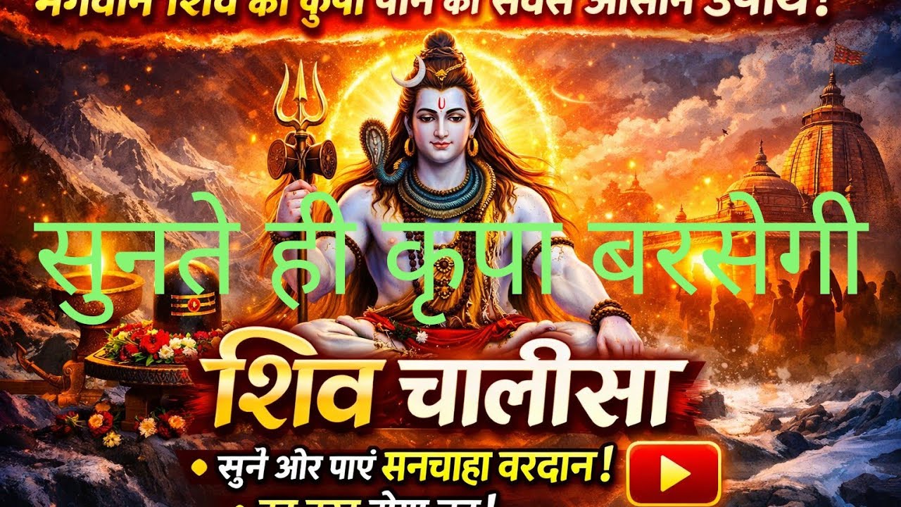 शिव चालीसा _ Shiv Chalisa Maha Super Fast : Fastest Shiv Chalisa