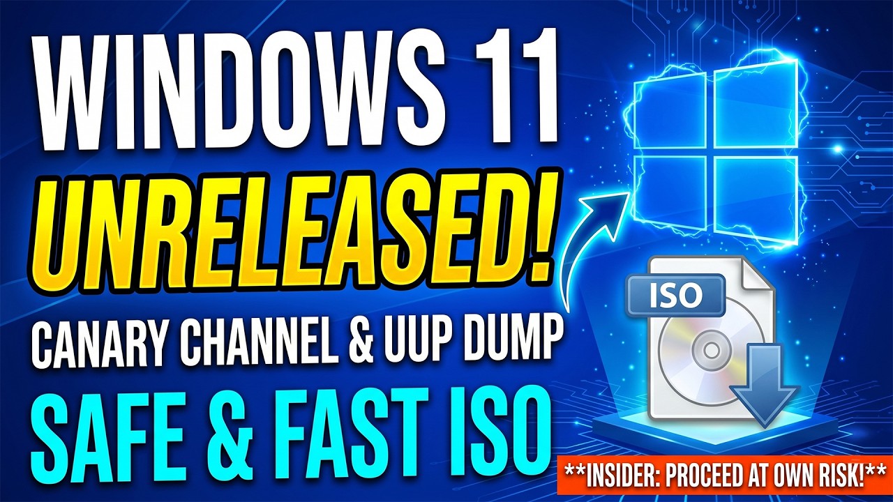 Try the Unreleased Windows 11 NOW! (Fast & Safe Insider ISO Download)