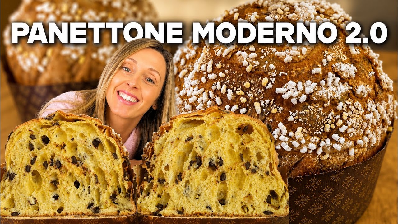 Panettone Moderno 2.0 il soffice e alveolato | il panettone del futuro