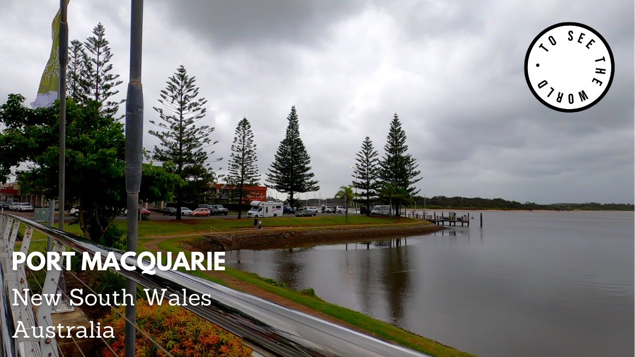 4K - PORT MACQUARIE CITY WALK (Part 1) New South Wales, Australia
