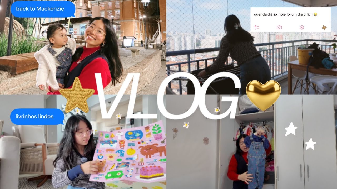 dia difícil, voltei na minha faculdade, cantinho bebê, indicando livros... | vlog rotina real