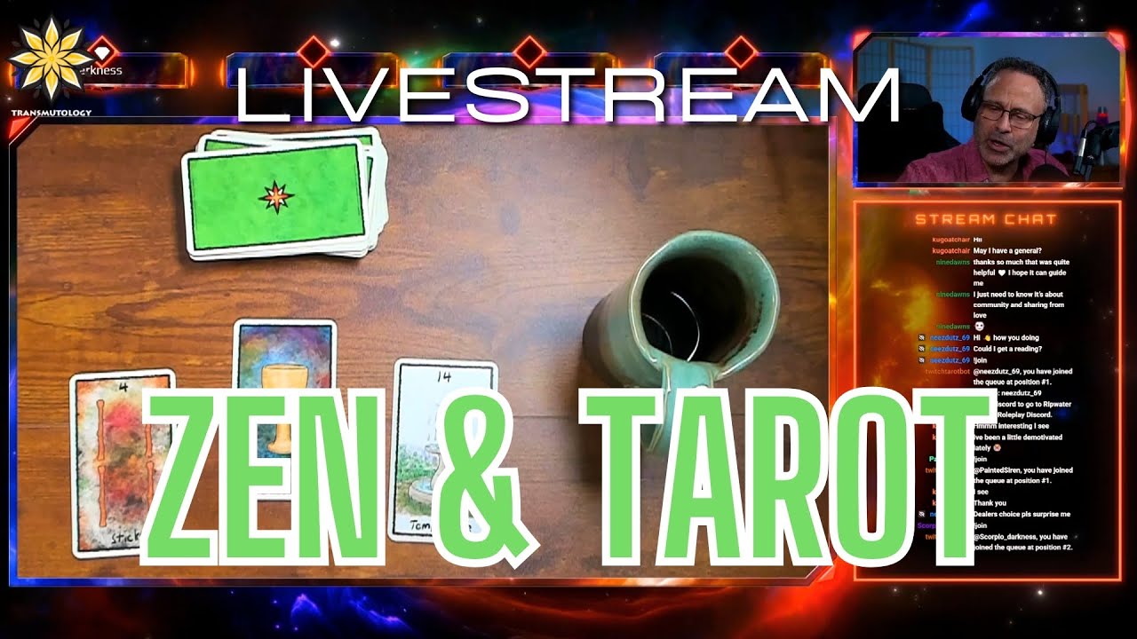 Zen, I Ching, and Tarot with Coffee - A Livestream Discussion with Full Card Readings