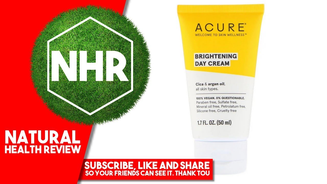 Acure, Brightening Day Cream, All Skin Types, 1.7 fl oz (50 ml)
