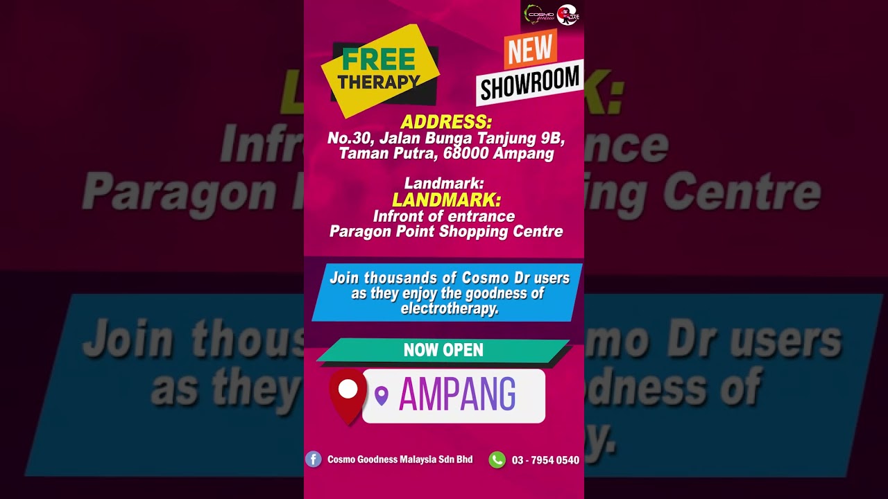 Now Open Cosmo Dr Showroom Ampang