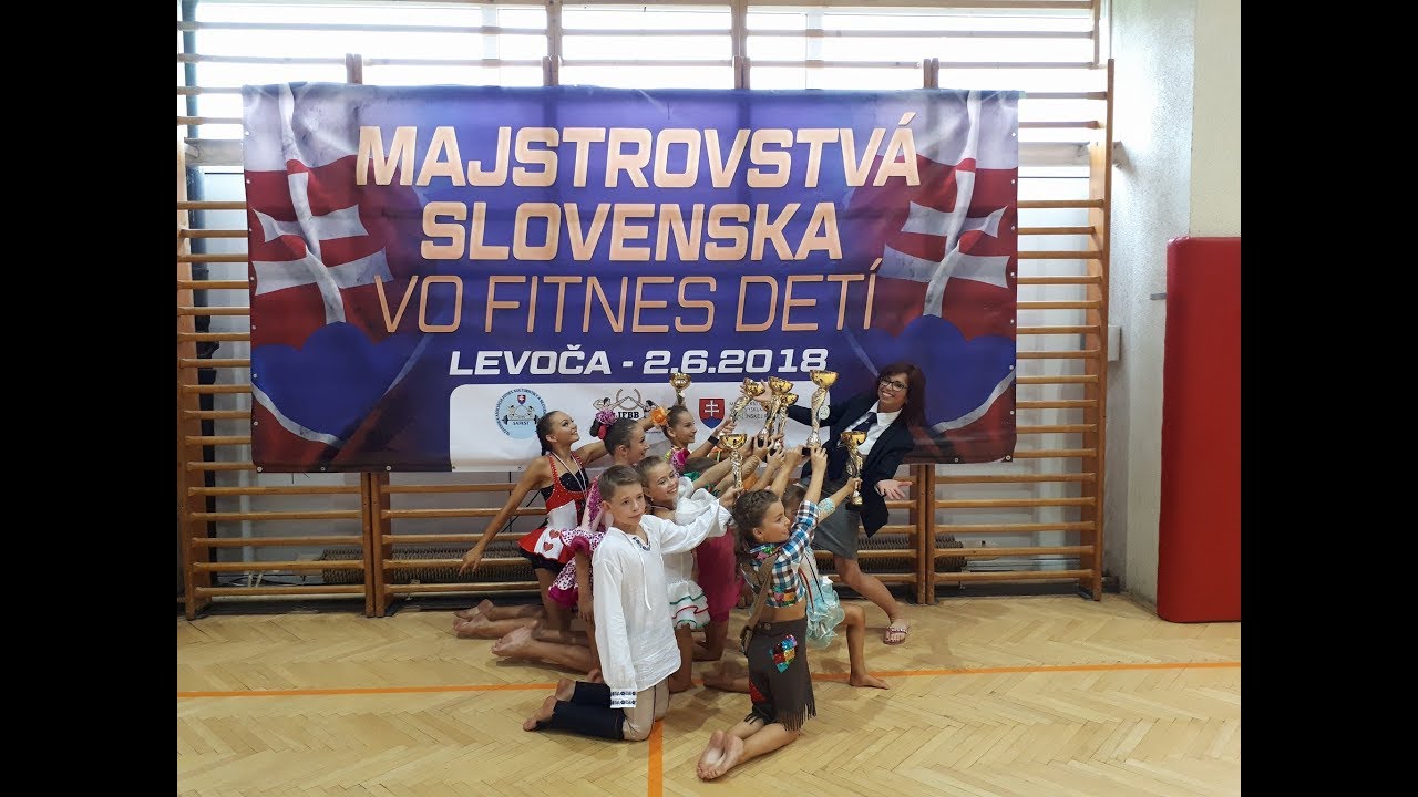 Priebeh s&uacute;ťaže MS fitness det&iacute; 2018 Levoča