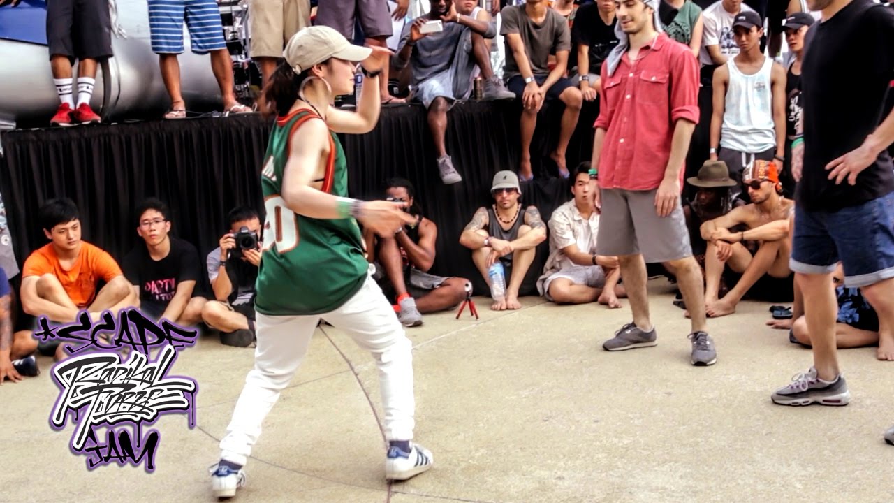 BGirl Ayu & Ami vs Vins & Arsex | Top4 BBoy Hancai Beach Battle | Radikal Forze Jam 2017