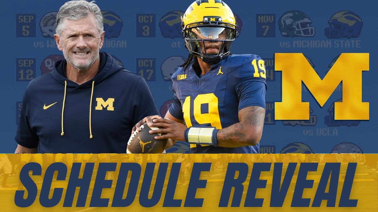 MICHIGAN SCHEDULE RELEASED -- DYNAMICS + RECORD PREDICTION