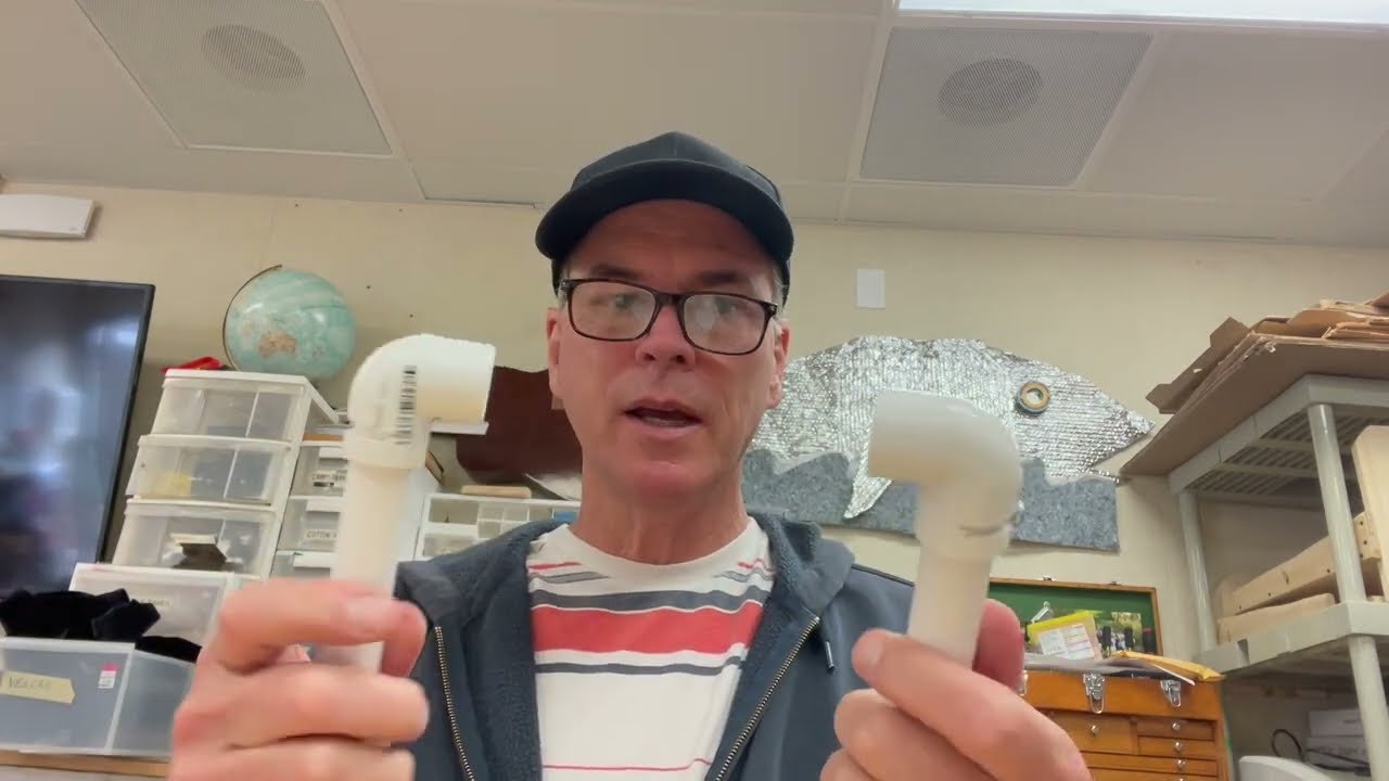 How to make a Pivot joint out of PVC pipe - Skeleton parts