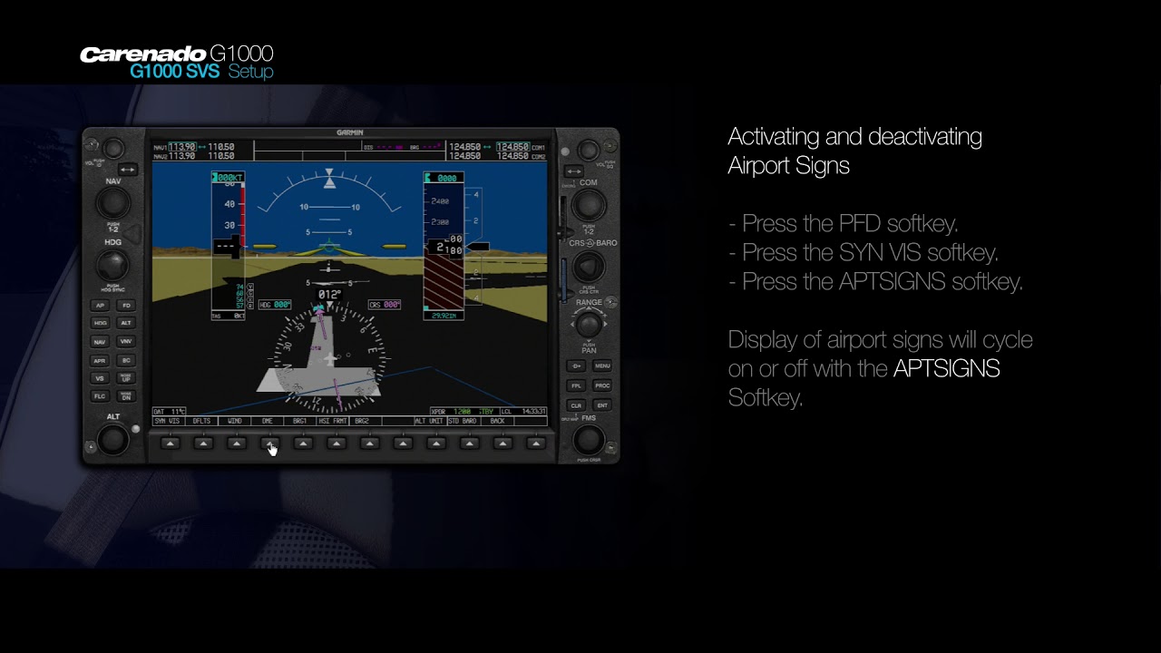 Carenado Synthetic Vision System (SVS) Tutorial