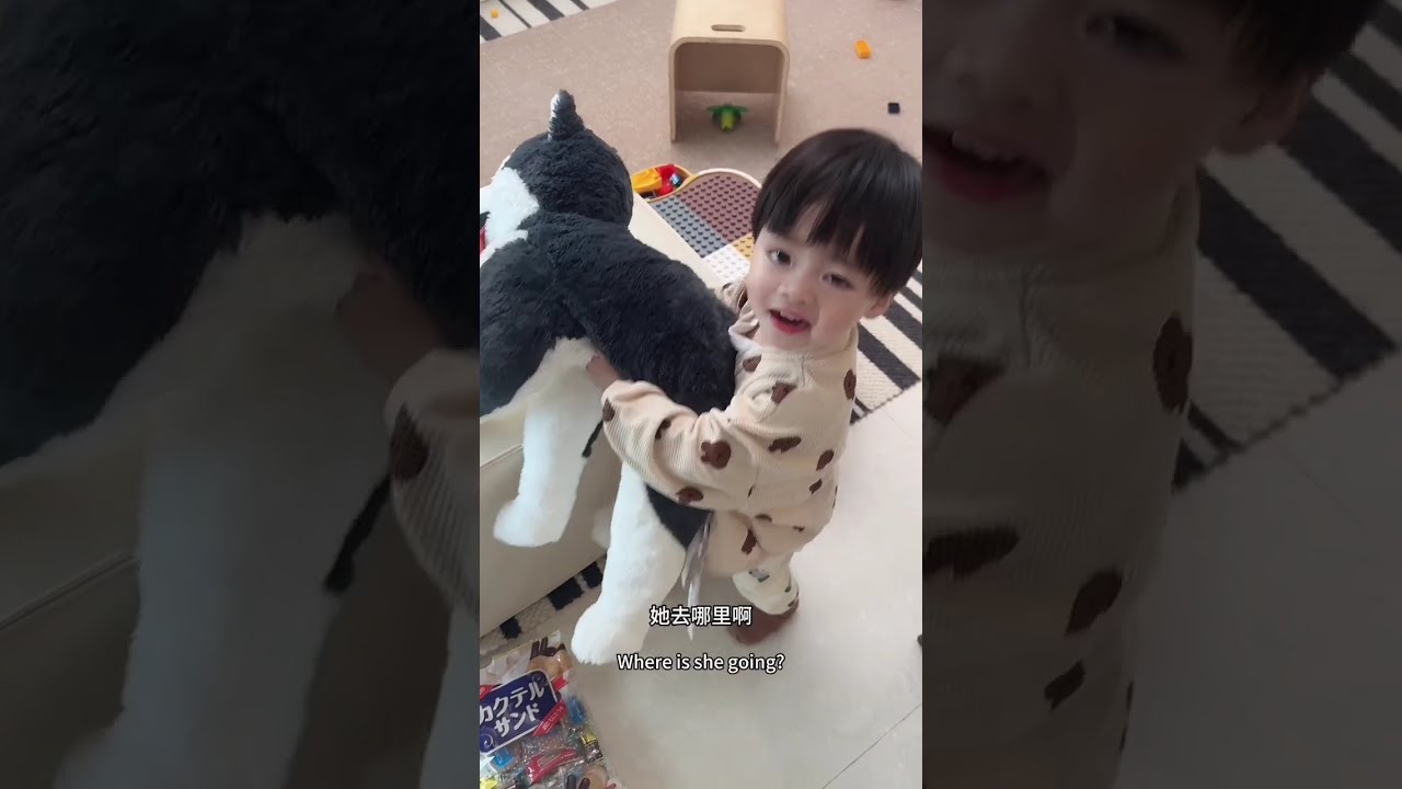 leye宝宝长牙期间发烧，自己睡醒走出来找潘爸和妈妈好乖！在沙发乖乖睡觉太心疼了！潘爸乐爷vlog｜ baby leye & pan #dadlife #babyboy #family #baby