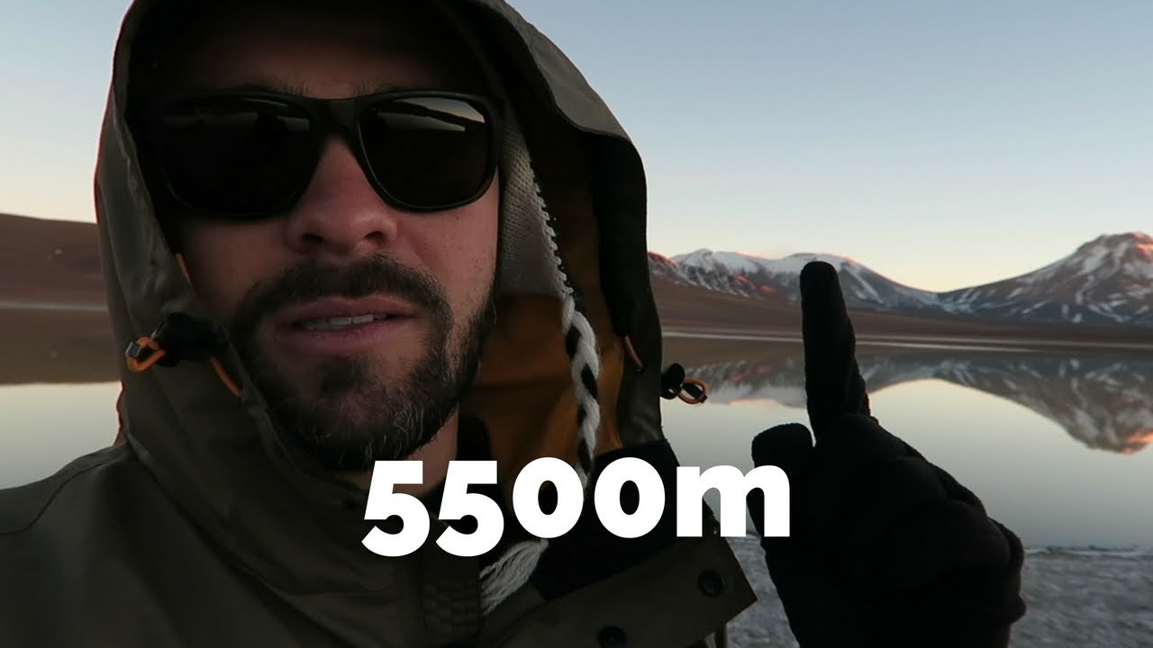 SUBI O VULCÃO LASCAR NO CHILE  - 5500m de altitude.