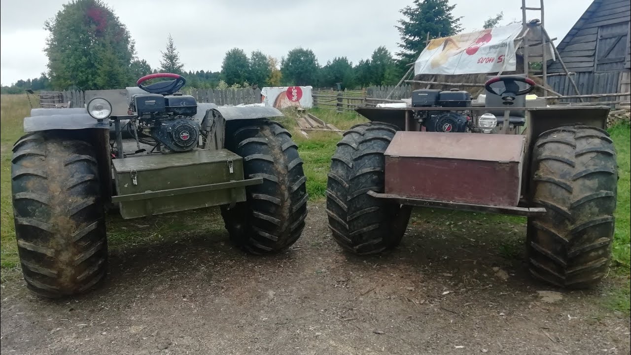 Каракаты. Аврора 4х4 и мой самоделка. Краткий обзор!
