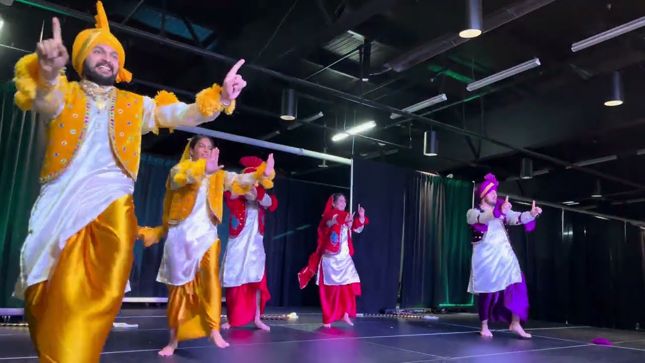 Bhangra Crew Regina (BCR) Performance- Sask FolkFest2024 India Pavilion - India Canada Cultural Asso