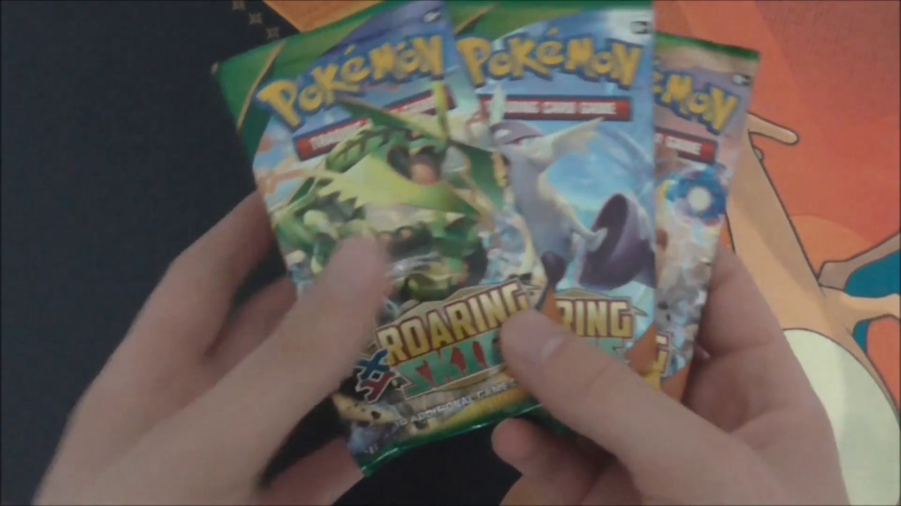 Pokemon Roaring Skies Pack Opening
