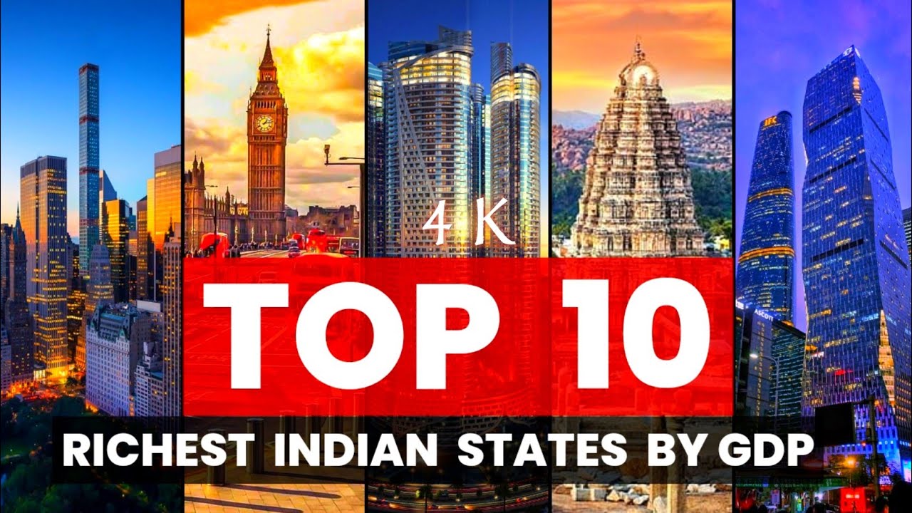 Top 10 Richest States In India 2024 | Top 10 Developed States In India | Richest States By GDP PPP