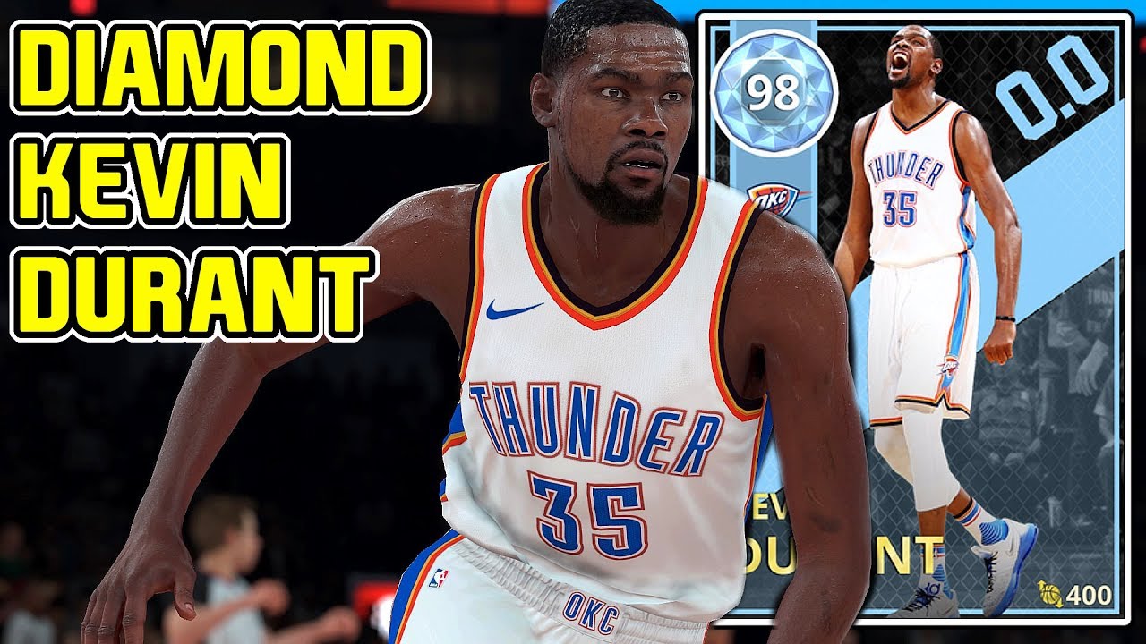 DIAMOND KEVIN DURANT 48PT GAMEPLAY! BEST CARD HES UNSTOPPABLE! NBA 2k18 MYTEAM