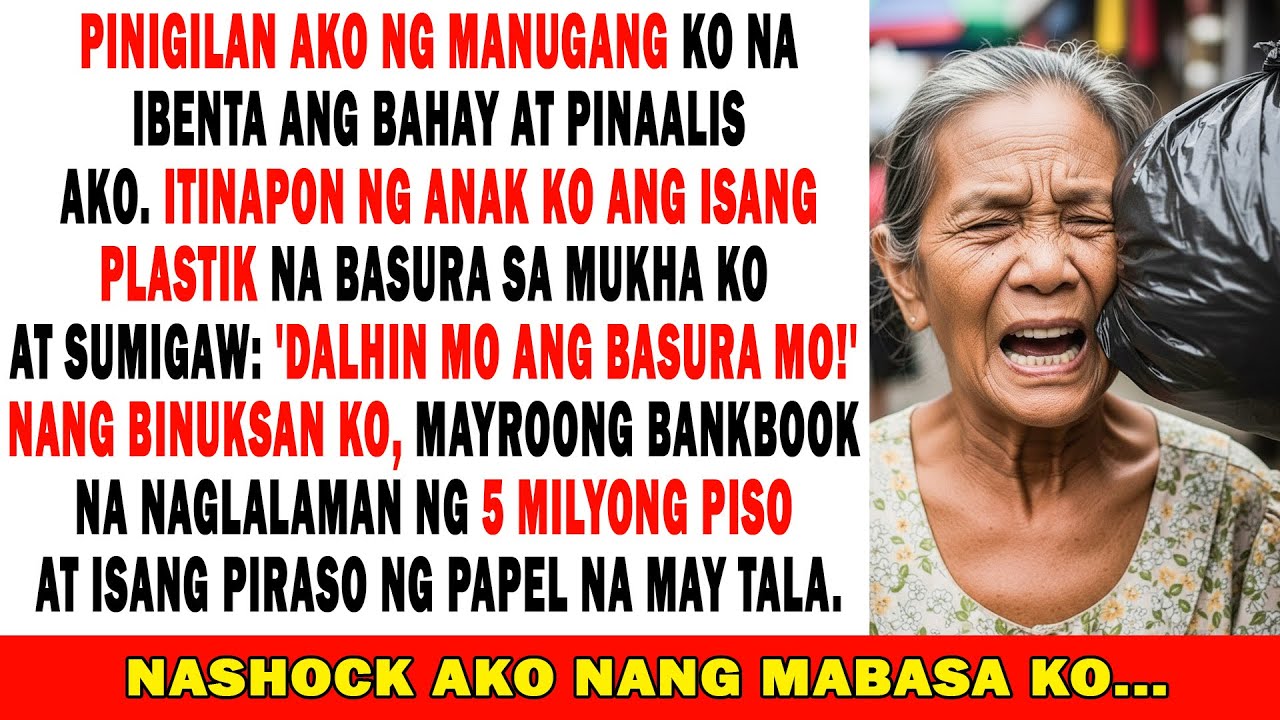 Inilabas Ng Anak Ko Ang Basura Sa Mukha Ko. Sa Loob, May Bankbook Na 5 Milyong Piso... Nashock Ako!