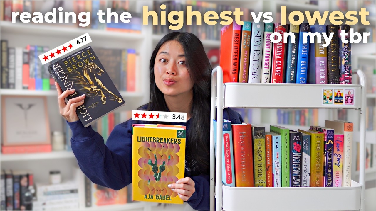 reading the HIGHEST and LOWEST rated books on my TBR 📚⭐️