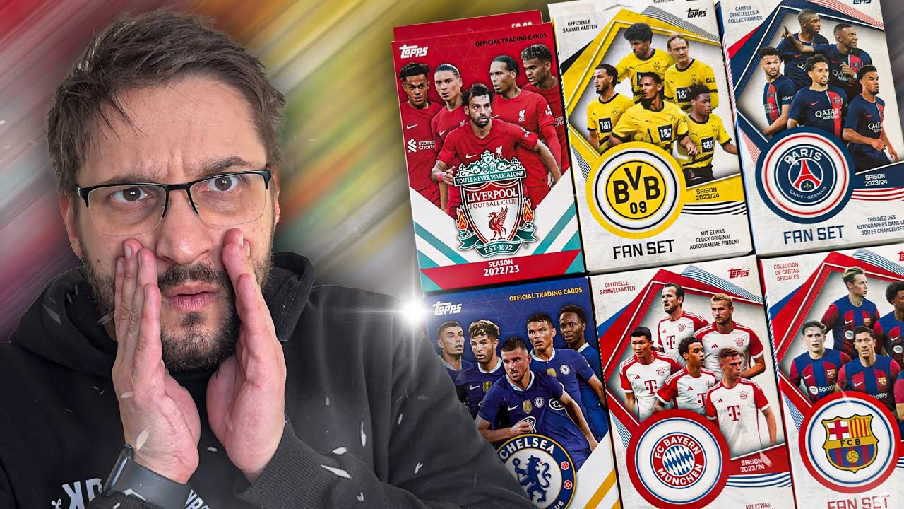 GIGA PRÉMIUM BONTÁS🔥 I Topps Fan Set: Barcelona, PSG, Bayern, Dortmund, Liverpool, Chelsea