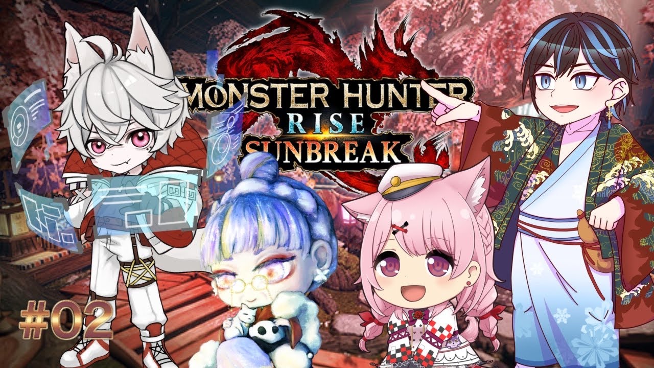 【MHRise】美食を求めて！夜間でも食材探しなの✨ w/くーやん、グランマ、セッちゃん