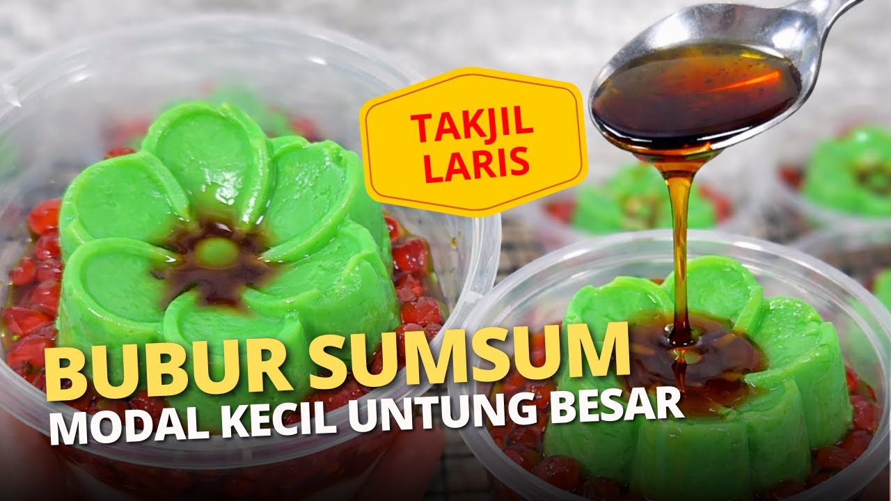 Dicetak seperti ini jadi lebih cantik || Bubur sumsum sagu mutiara || Takjil buka puasa