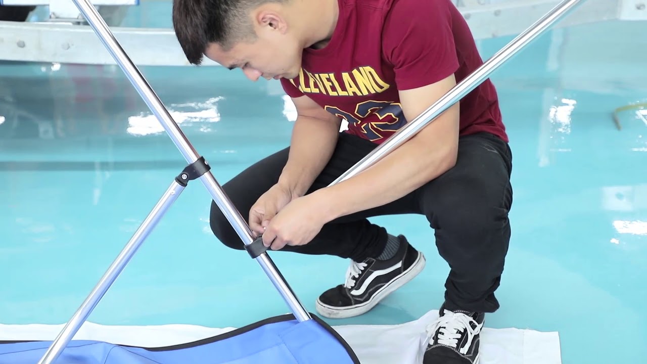 how to install bimini top