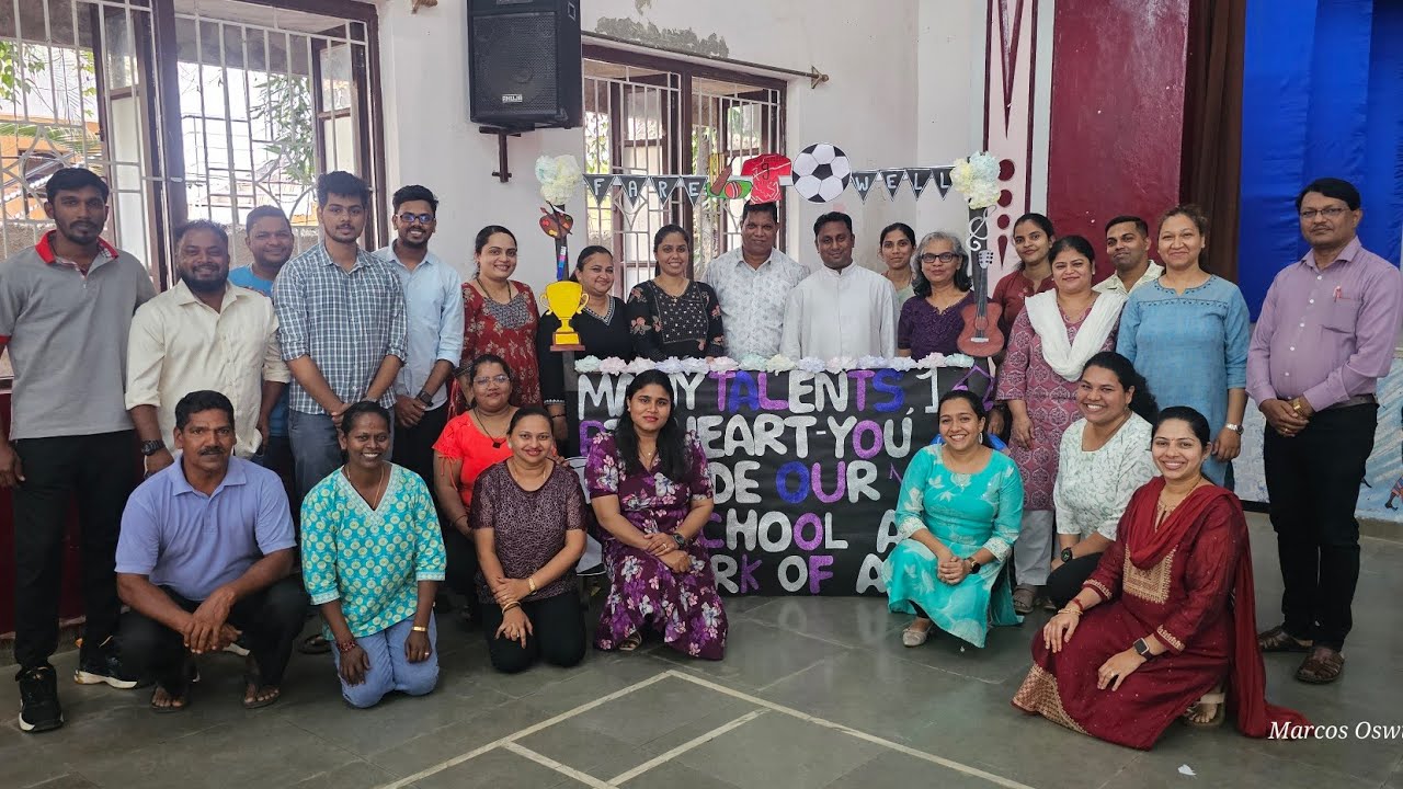 #godsblessings on Mr. Jhafet Agnelo De Souza - dedicated 35 years -  St. Francis Xavier HSS Siolim