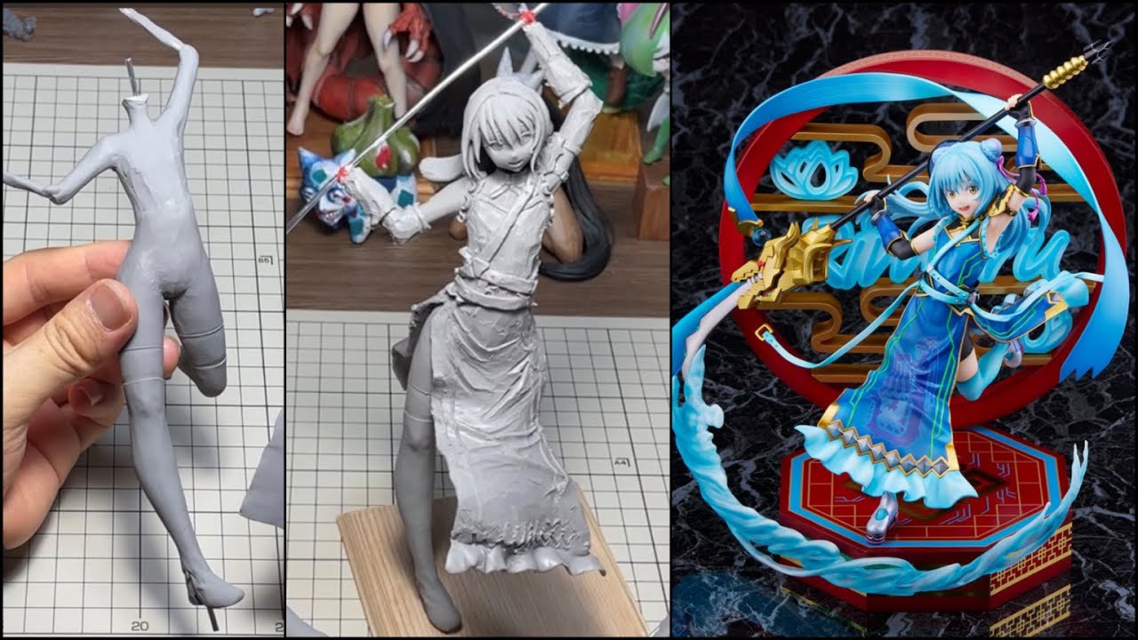 【転スラ】リムル＝テンペスト　破軍verのフィギュアを再現して作ってみた【粘土】渋谷スクランブルフィギュア