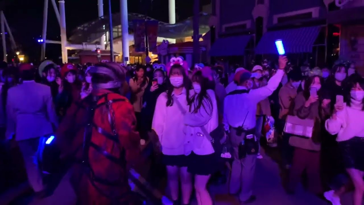 2022日本環球影城萬聖節活動女子制服高中生尖叫聲合輯 Japan girl, 4k Japan walk, JK, USJ, HighSchoolStudents
