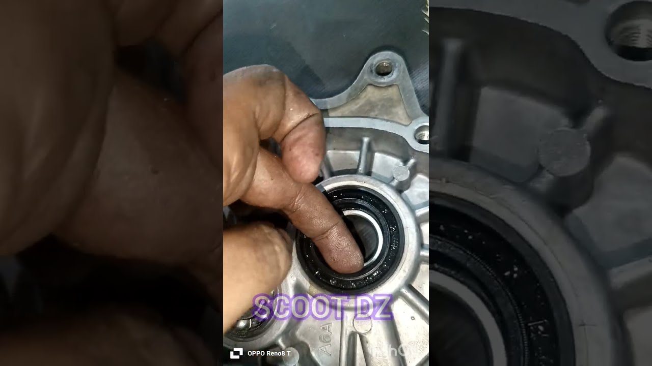 تغيير رولمات علبة سرعة ( البو ⚙️) 🛵 SYM SR