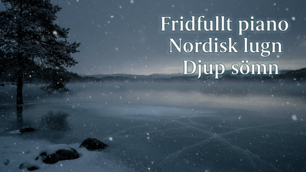 Swedish Nordic Piano 🌲 Minimalist Winter Music for Relaxation