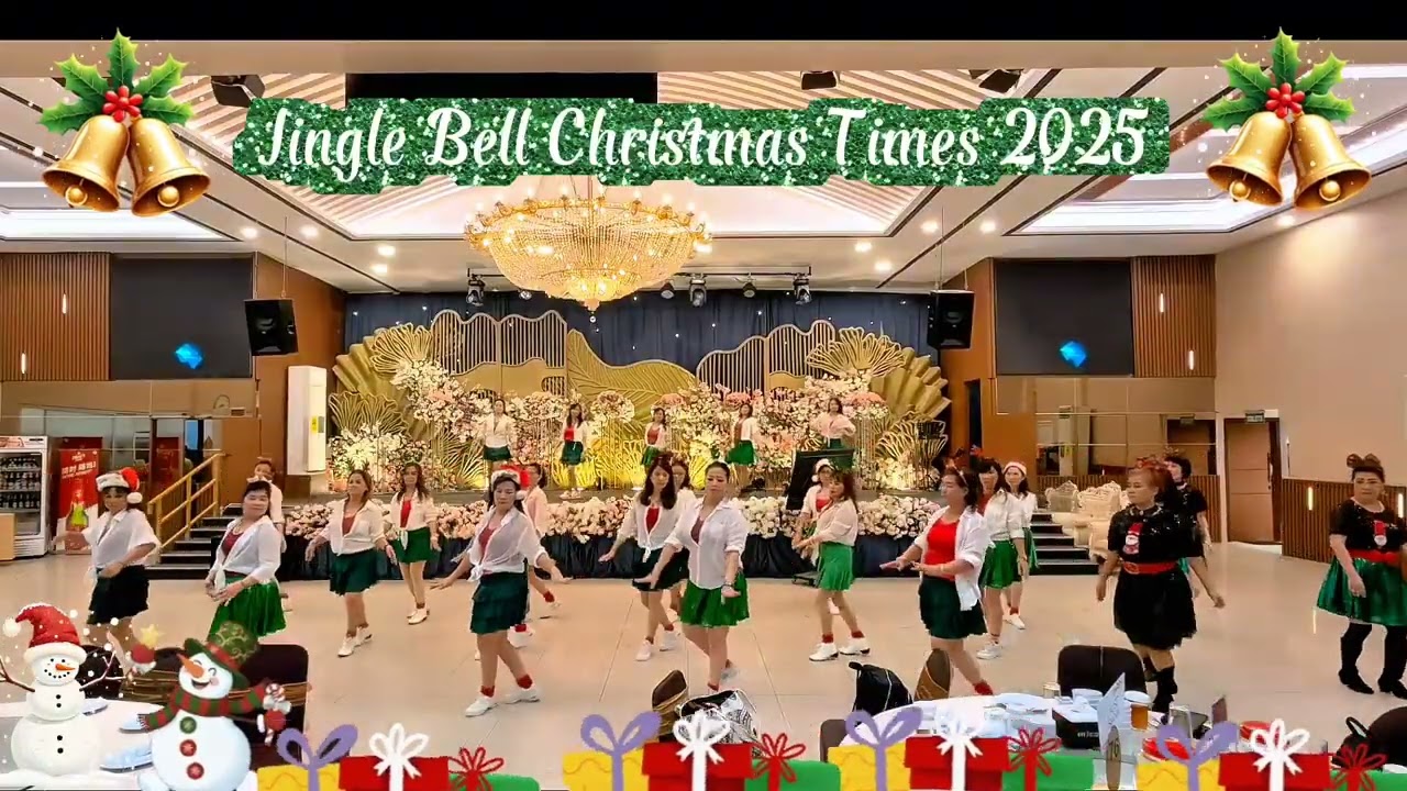 Jingle Bell Christmas Times 2025 || Lusi Line Dance || Hwa Yen || Acara natal 17 desember 2025 