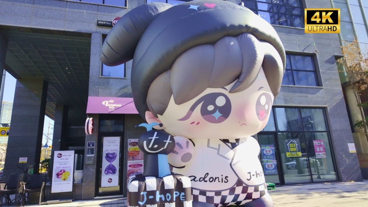 🎉 J-HOPE Birthday Projects at HYBE – Buses & Giant Jack-in-the-Box! 🎈